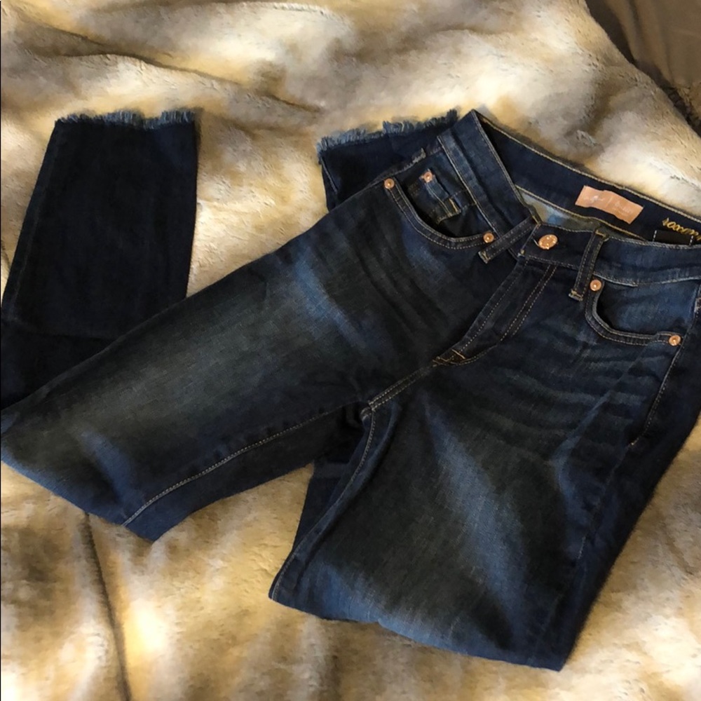 SEVEN jeans frayed ankle size 27